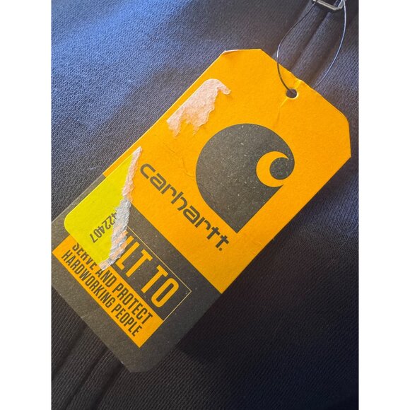 Carhartt Hoodie Womens Relaxed Fit Size XL Navy Blue NWT 16/18 Pockets - Picture 4 of 10